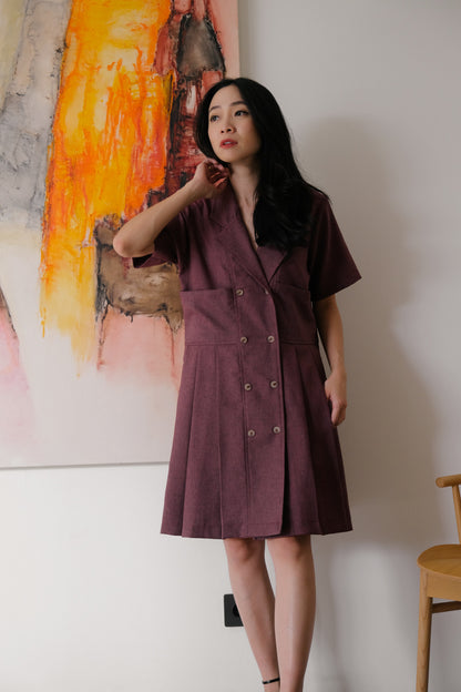 SERAPHINE DRESS SUNDRIED TOMATO