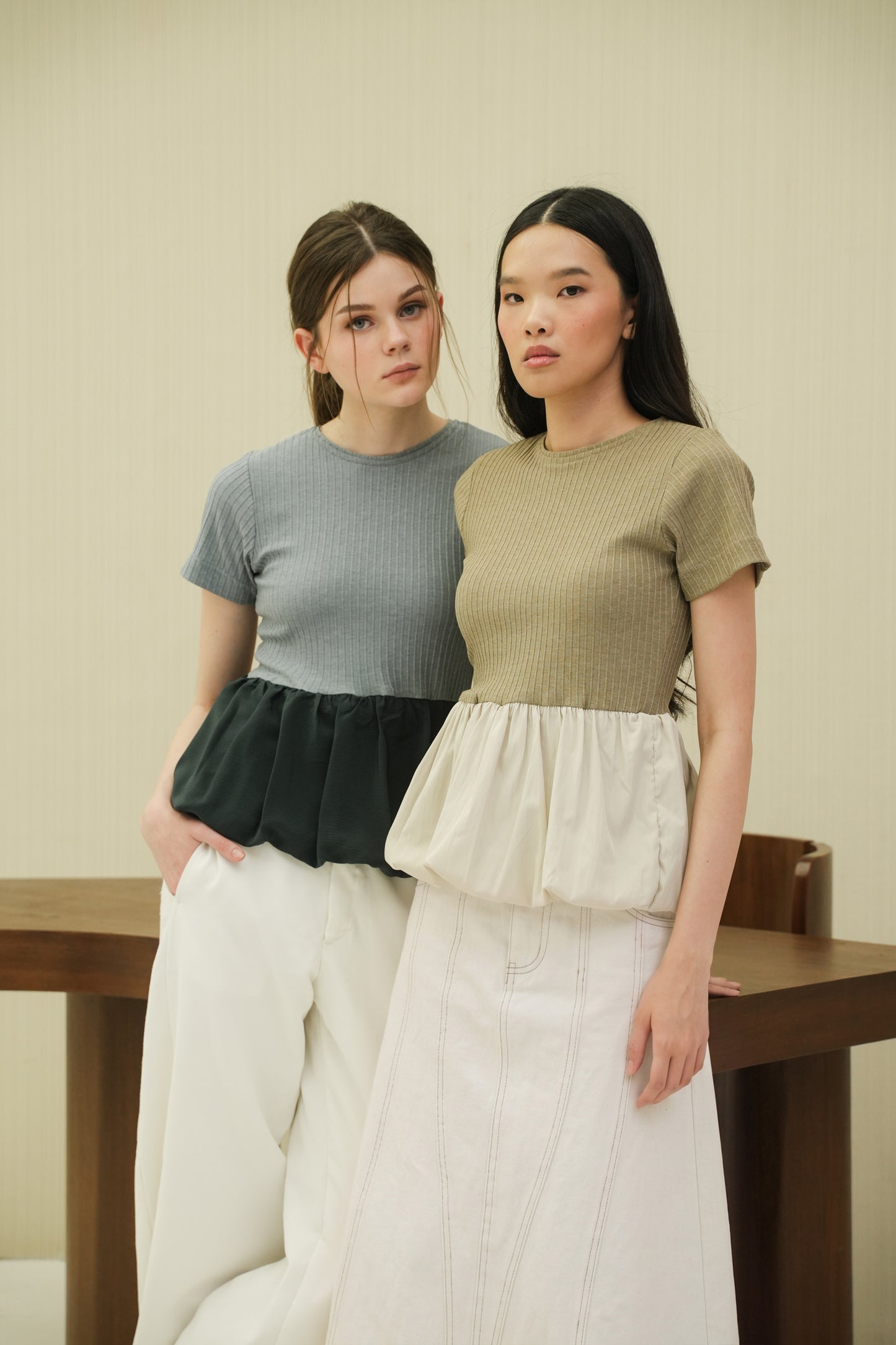 DUFFY TOP IN CORIANDER