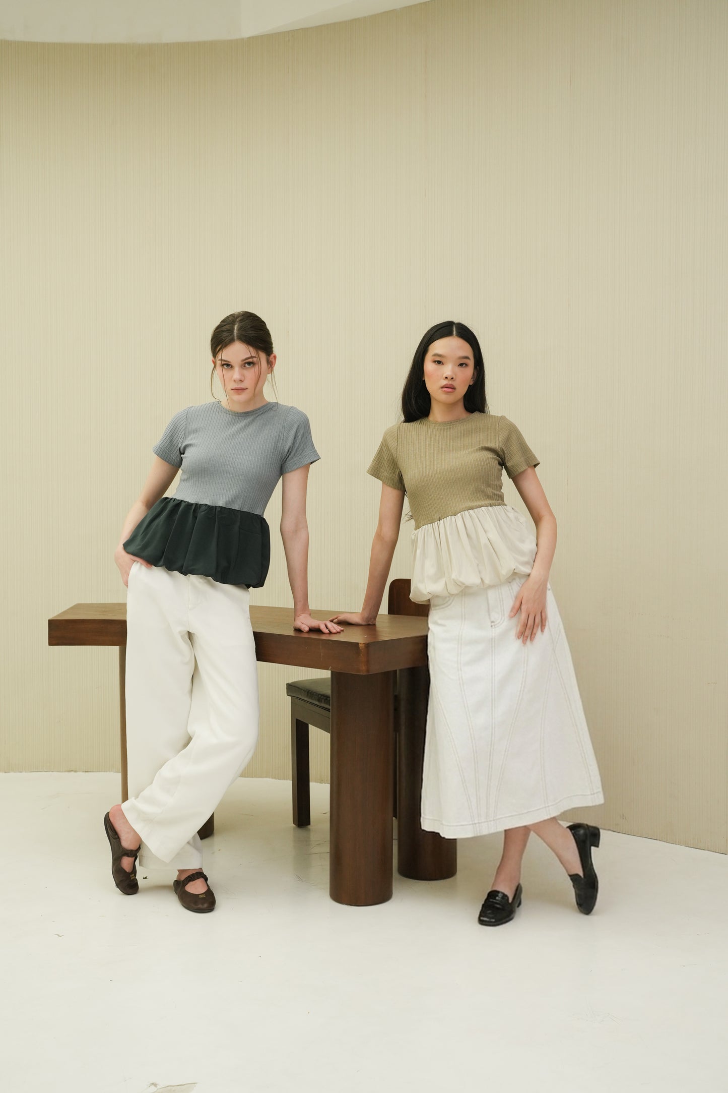 DUFFY TOP IN CORIANDER
