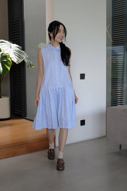 JORDIE DRESS IN DAISY BLUE