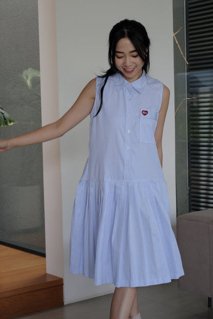 JORDIE DRESS IN DAISY BLUE