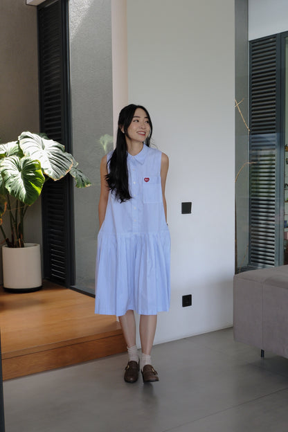 JORDIE DRESS IN DAISY BLUE