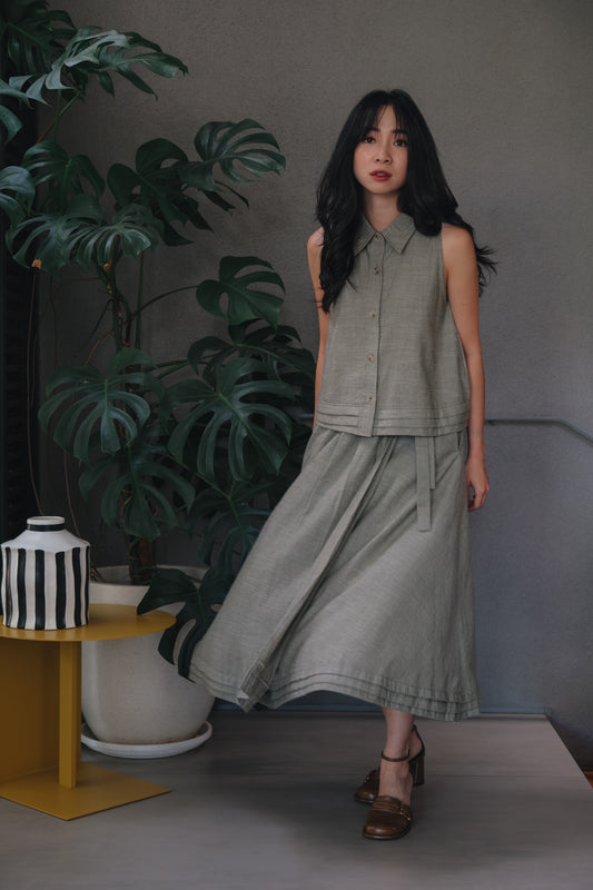MIA TOP IN CABBAGE