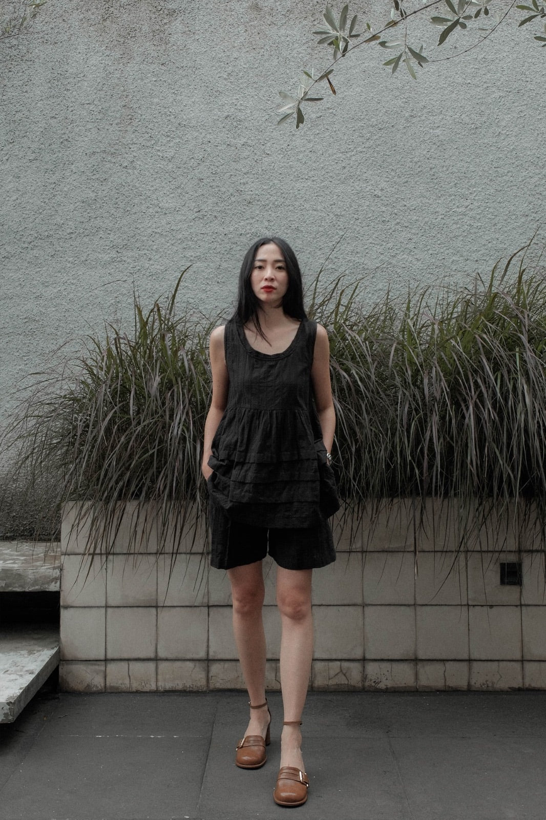 NADINE TOP IN MIDNIGHT