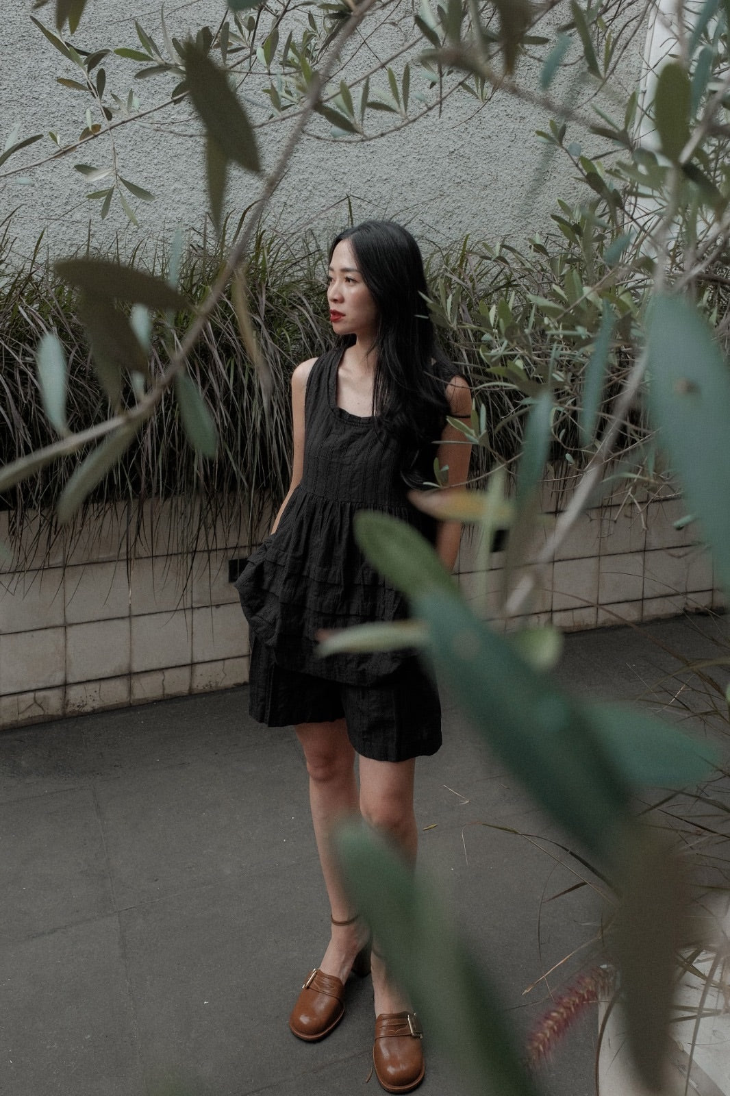 NADINE TOP IN MIDNIGHT