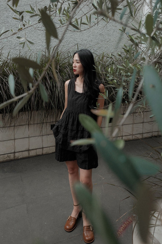 NADINE TOP IN MIDNIGHT