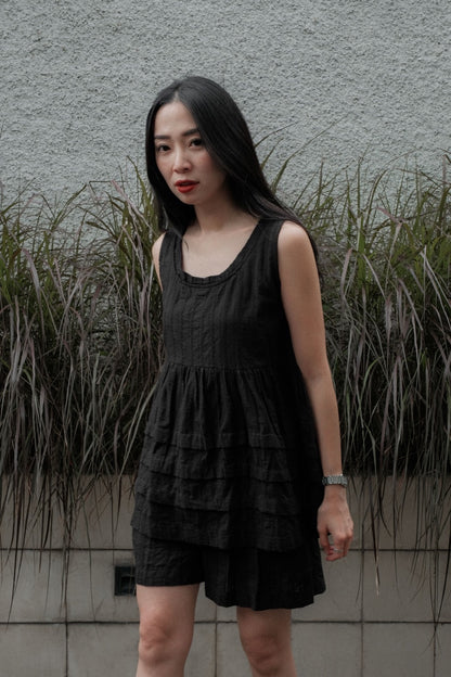 NADINE TOP IN MIDNIGHT