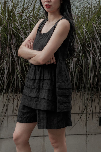 NADINE TOP IN MIDNIGHT