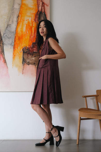 SERAPHINE DRESS SUNDRIED TOMATO