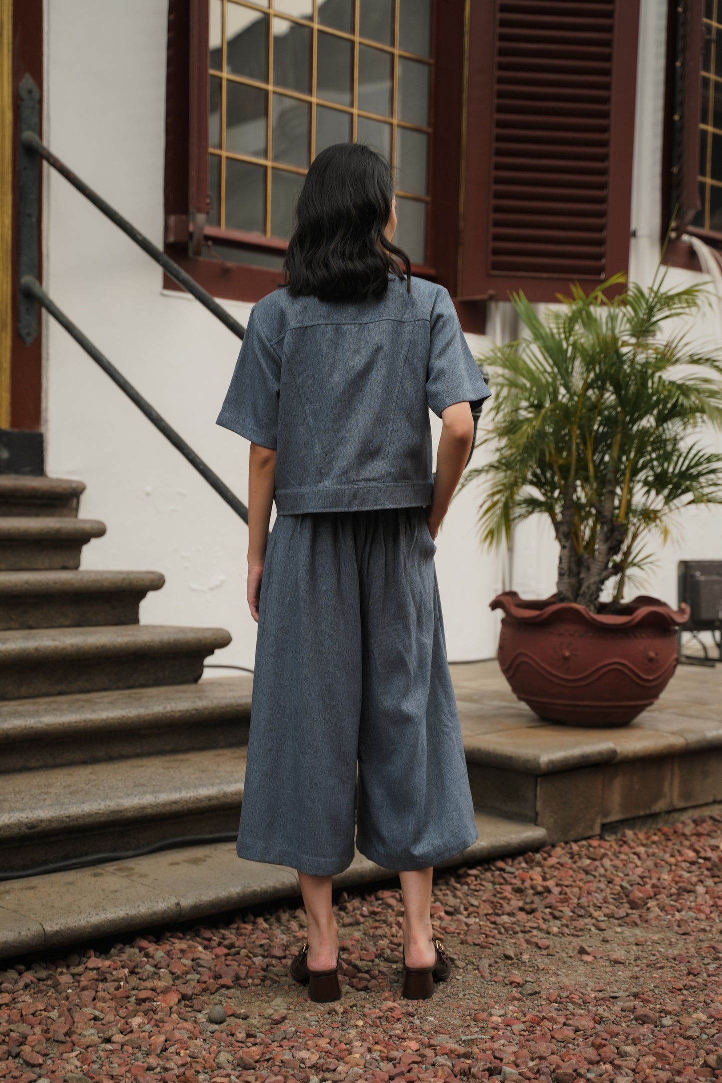 JUN IN PARISIAN BLUE