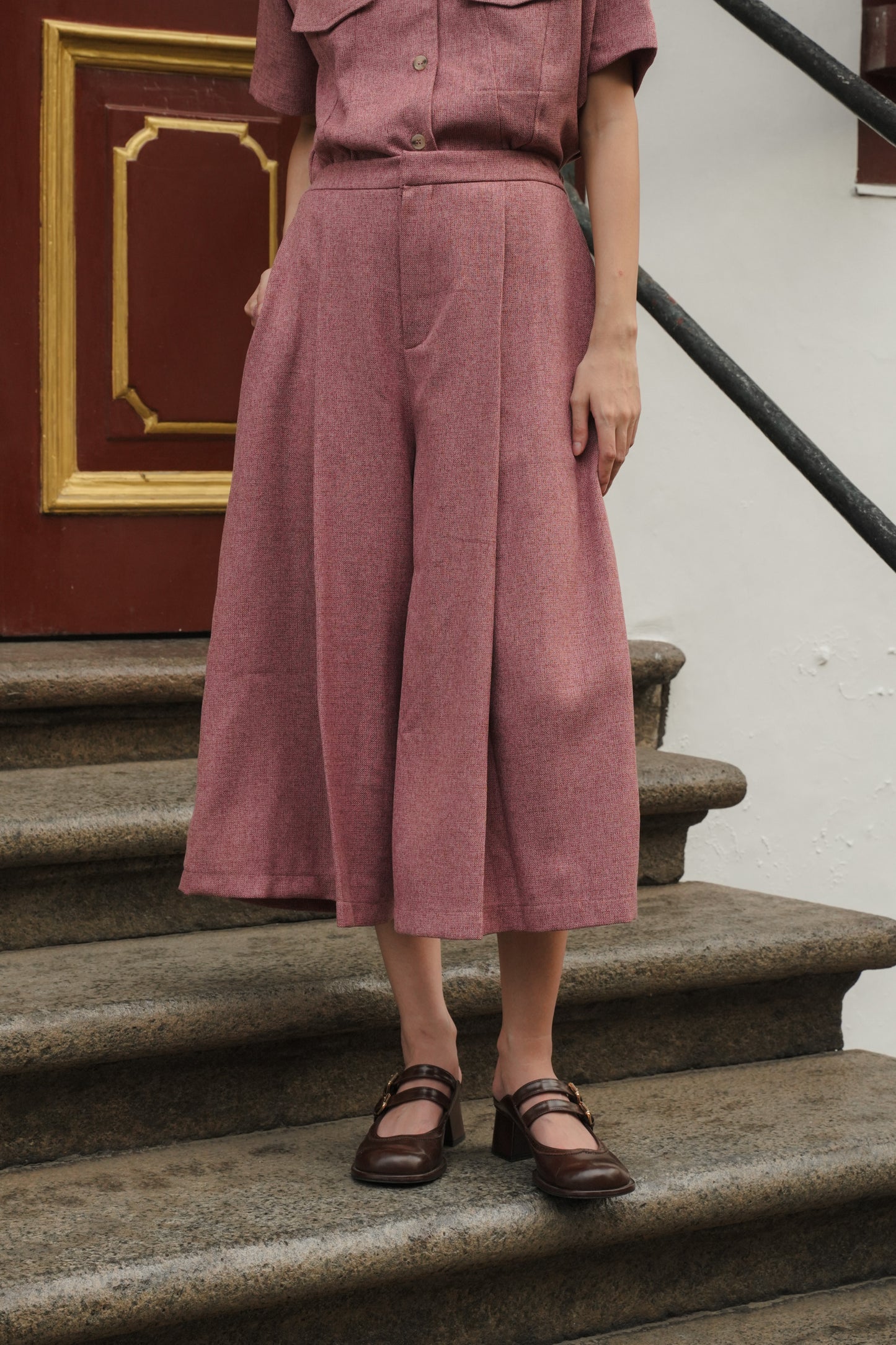 RUSSEL PANTS IN ROSE AMBER