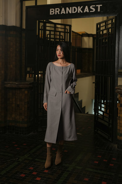 LAMER DRESS IN PECAN