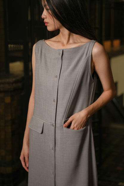 LAMER DRESS IN PECAN