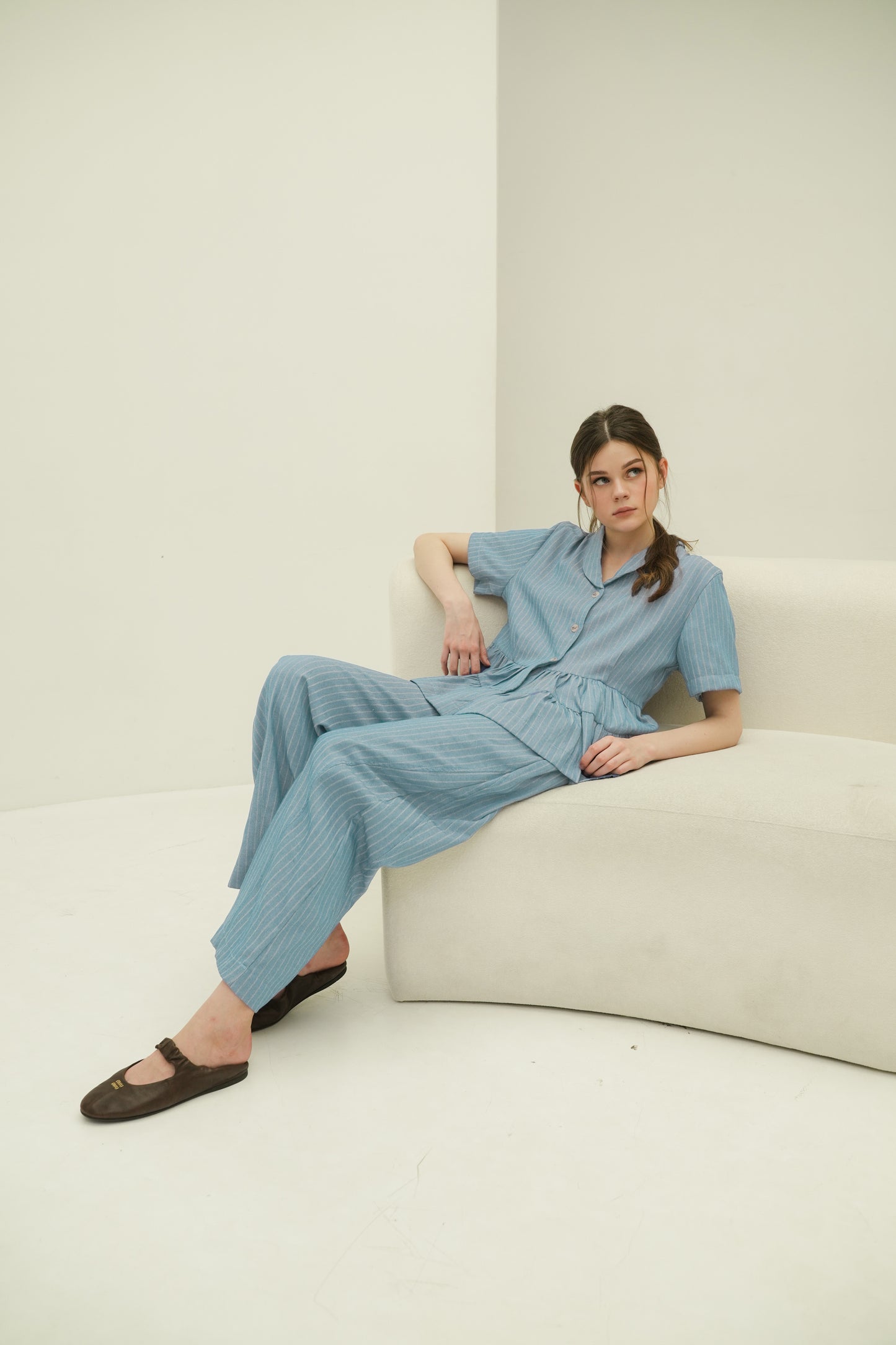LYRA TOP IN WHISPY BLUE