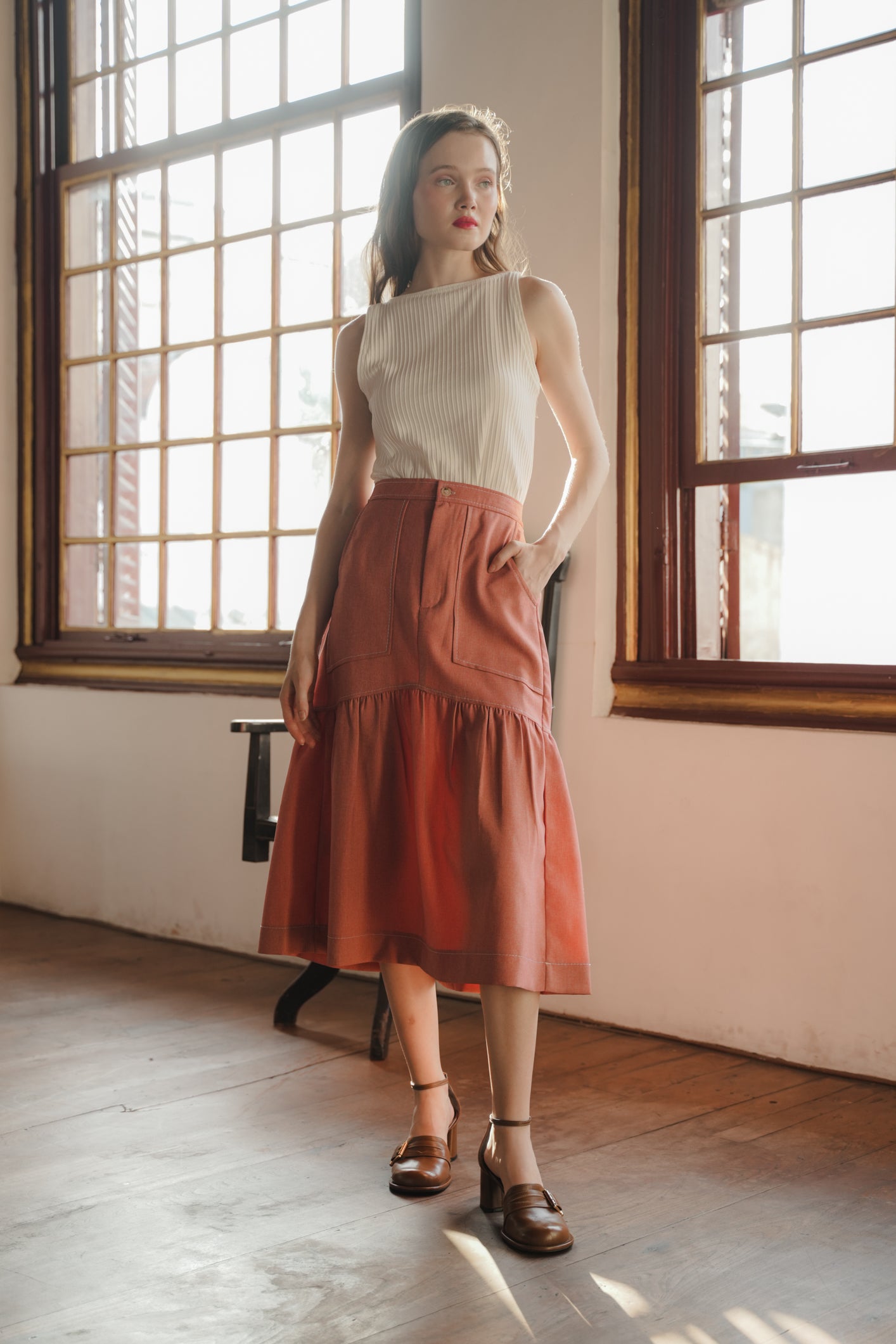 RUBY SKIRT IN SWEET PEA