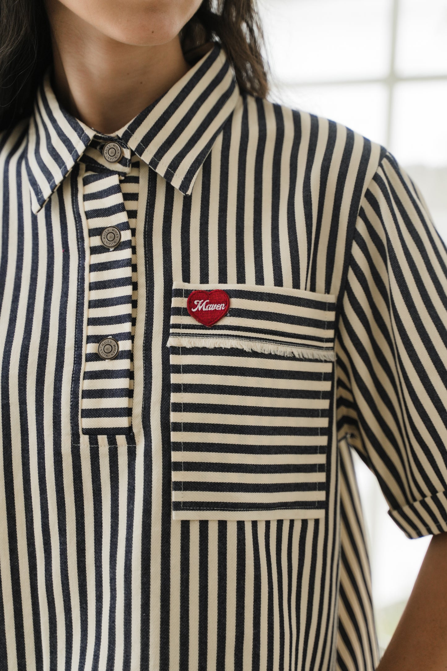 TILDA POLO IN INDIGO