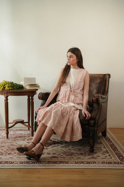 FROLLA VEST IN RIBBON