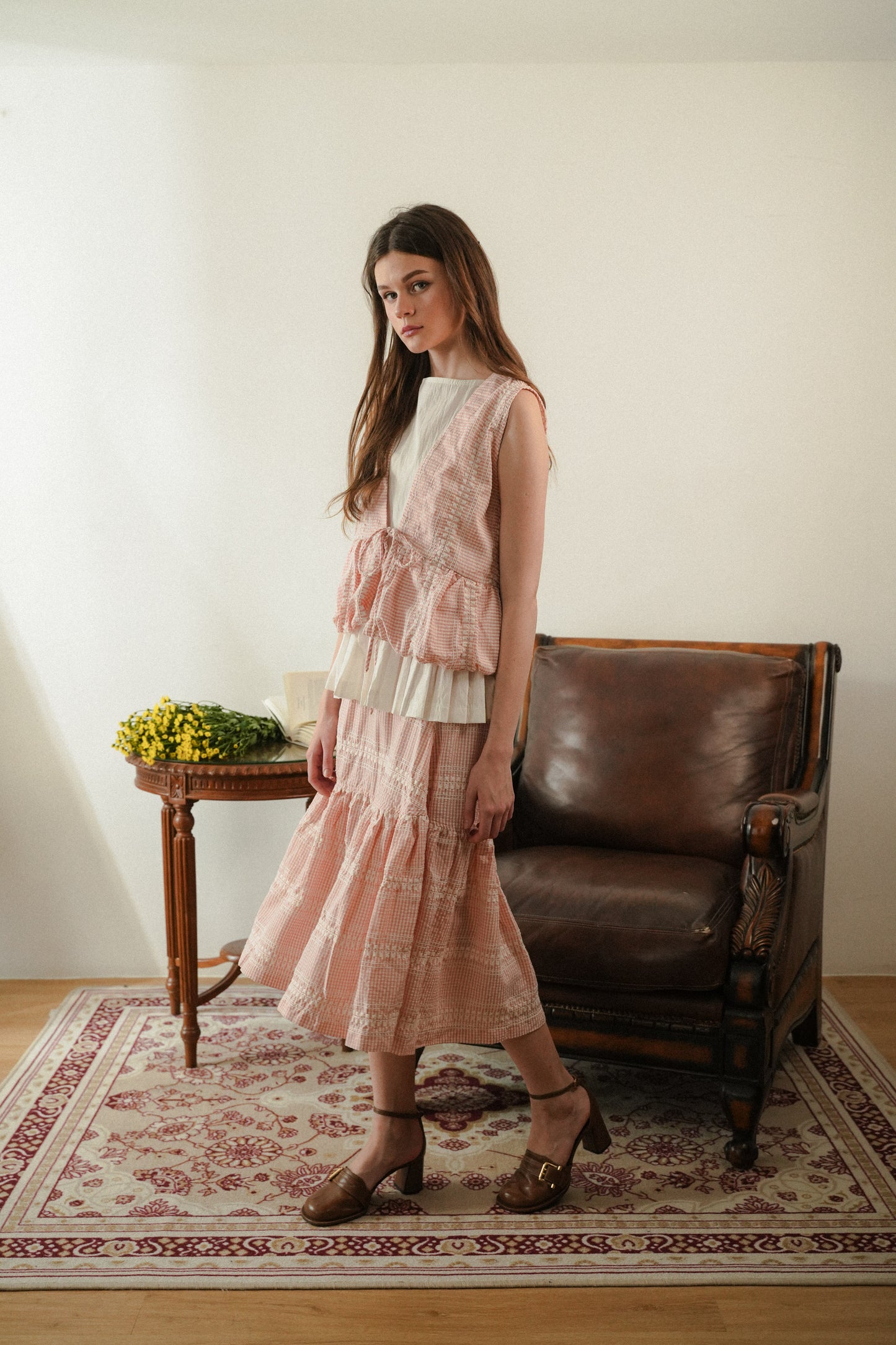 FROLLA VEST IN RIBBON