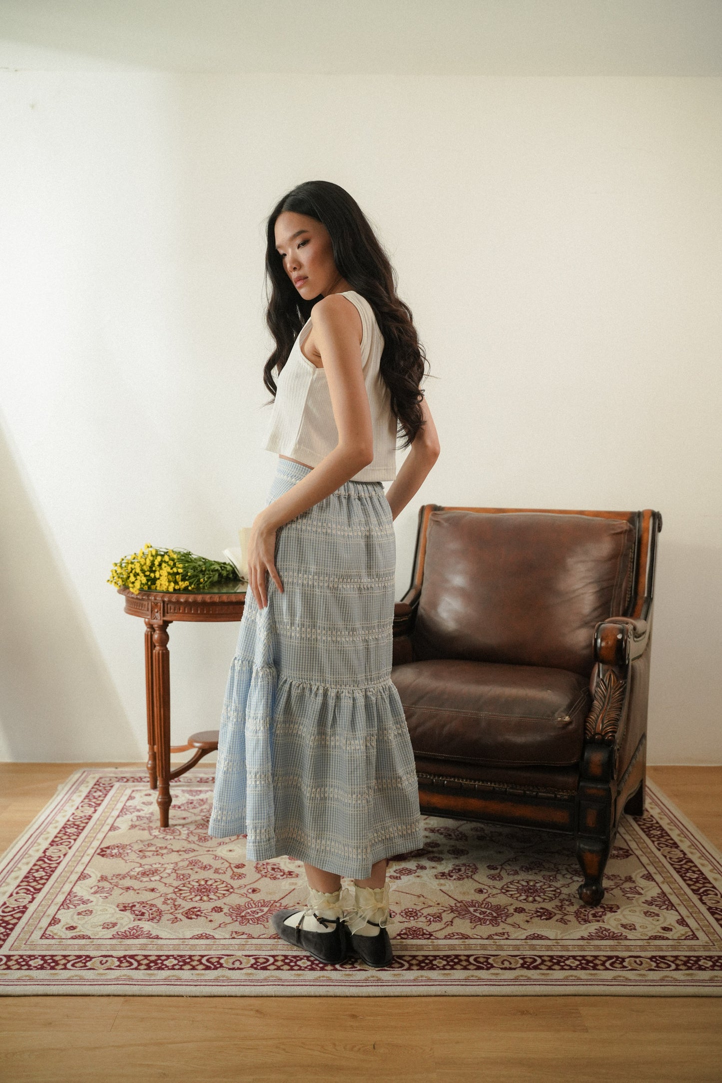 MATHIS SKIRT IN CAMEO