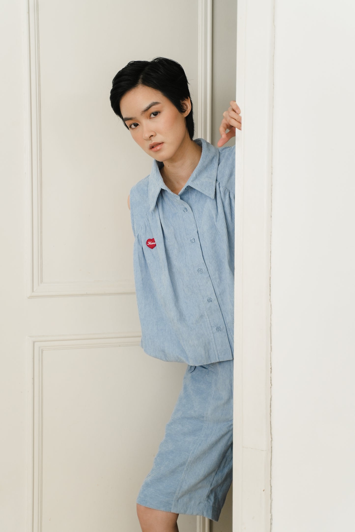 DREAM TOP IN DELICATE BLUE