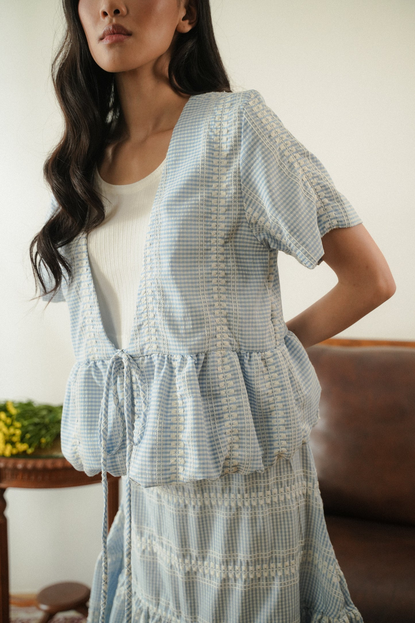 FROLLA VEST IN CAMEO