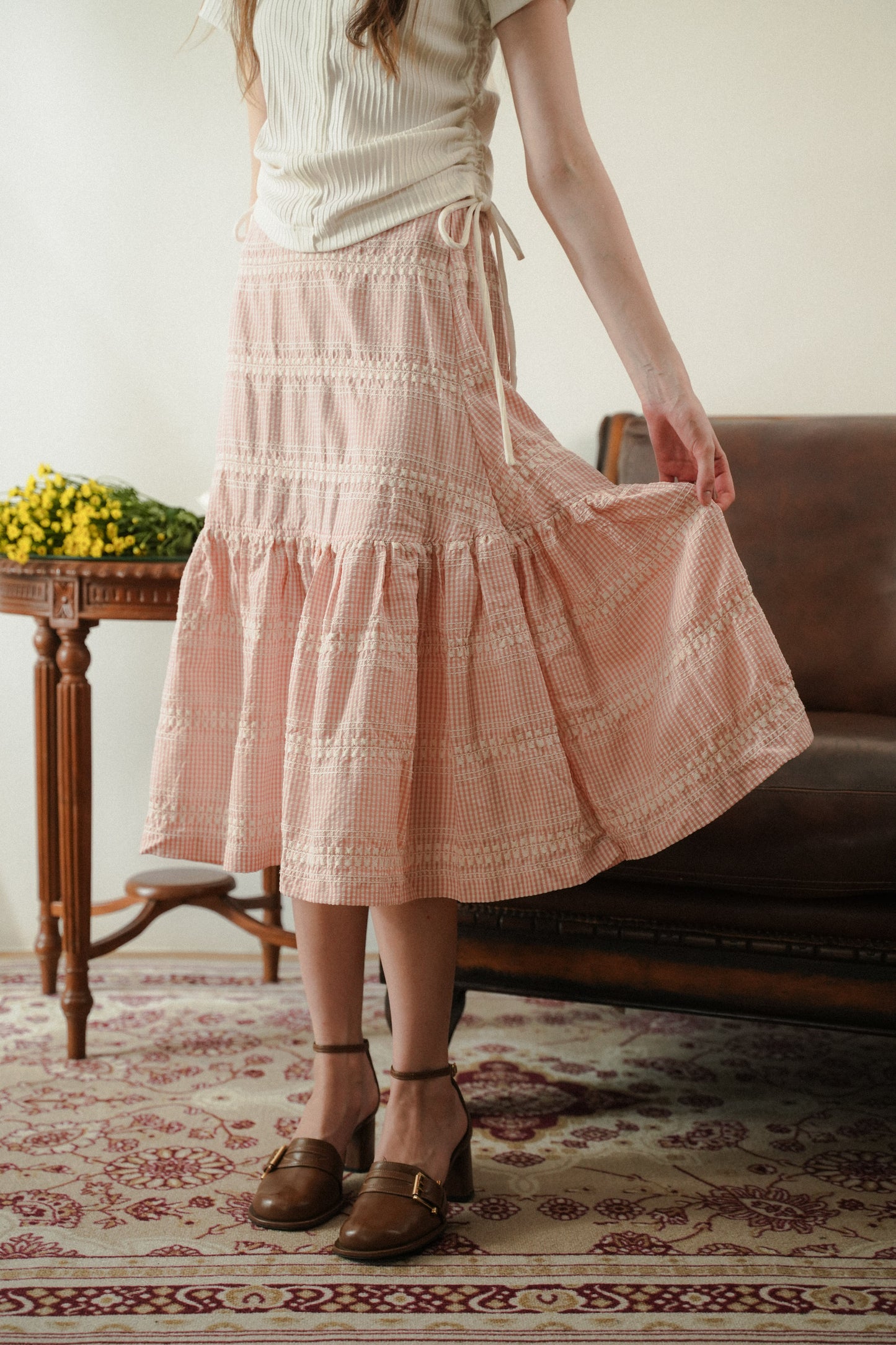 MATHIS SKIRT IN RIBBON