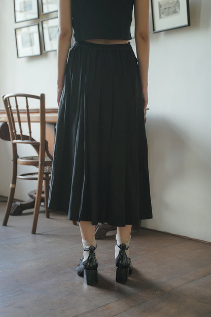 MASADA SKIRT IN LONG BLACK