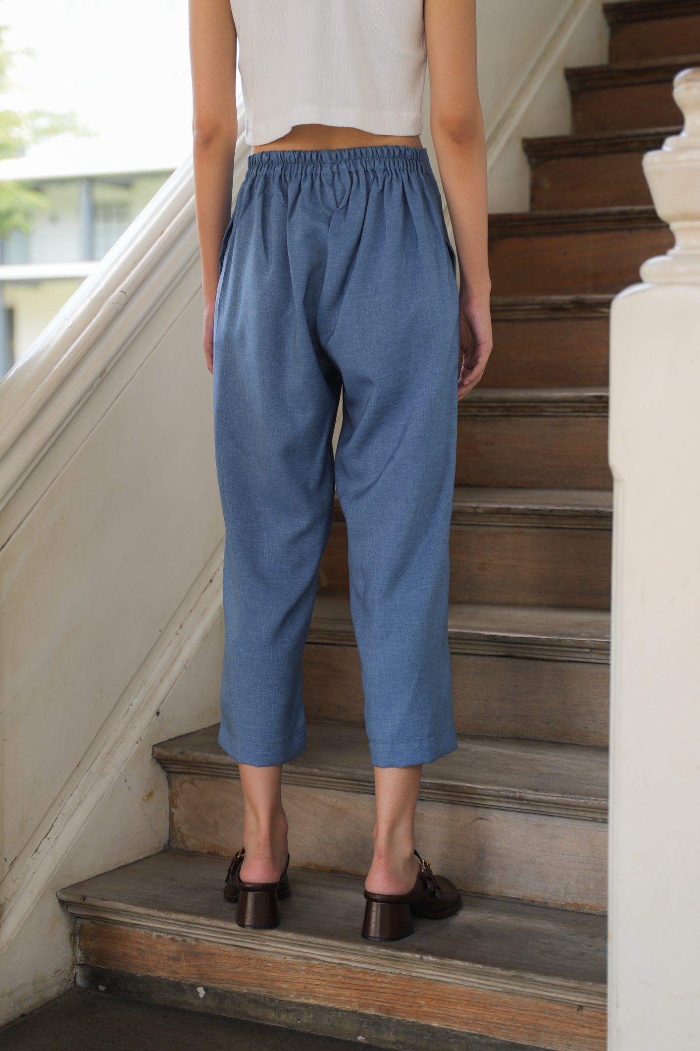 VALLEY PANT IN CASPER BLUE