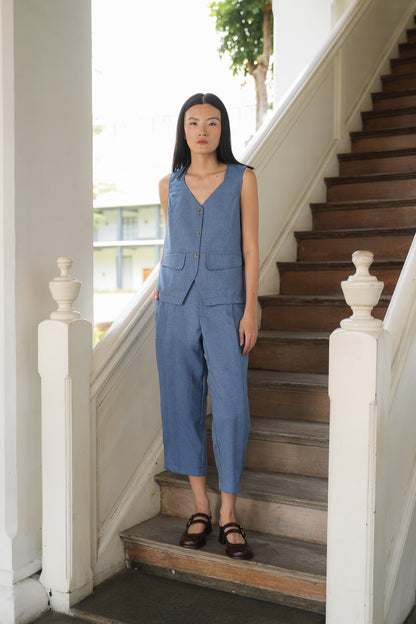 VALLEY PANT IN CASPER BLUE