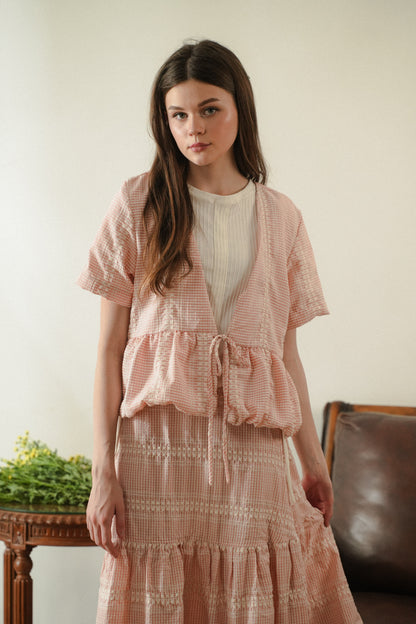 FROLLA VEST IN RIBBON