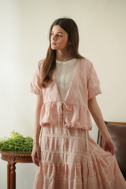 FROLLA VEST IN RIBBON