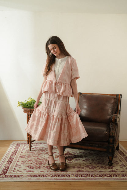 FROLLA VEST IN RIBBON