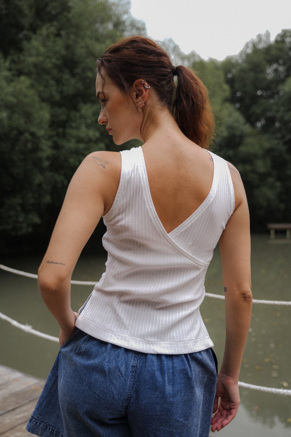 SERA UNCROP IN OFFWHITE