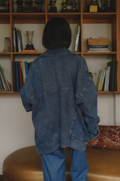 RHYS JACKET PIPE BLUE FOR HER