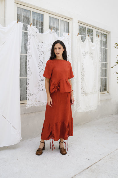 TALLY TOP IN SPICY MERRY