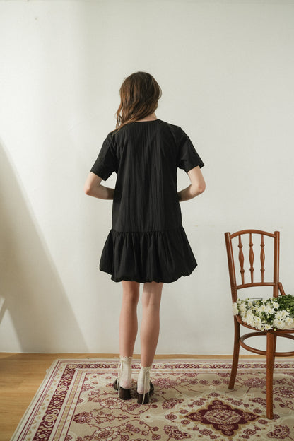 DAISY DRESS IN CAVIAR