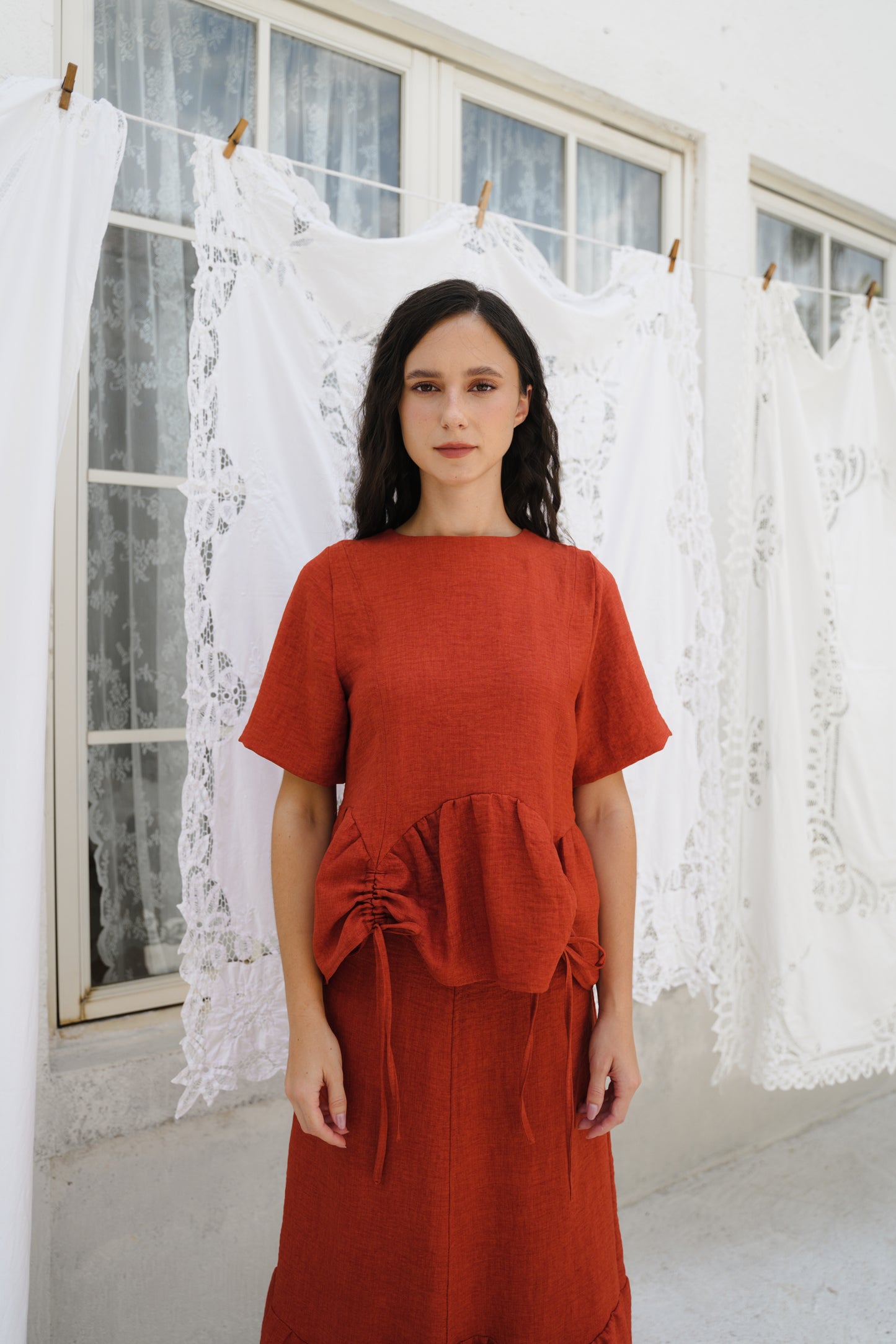 TALLY TOP IN SPICY MERRY