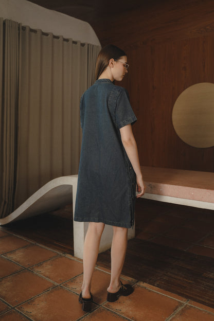 WYNNE DRESS STONEWASH