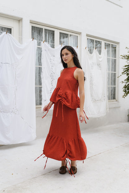 TALLY TOP IN SPICY MERRY