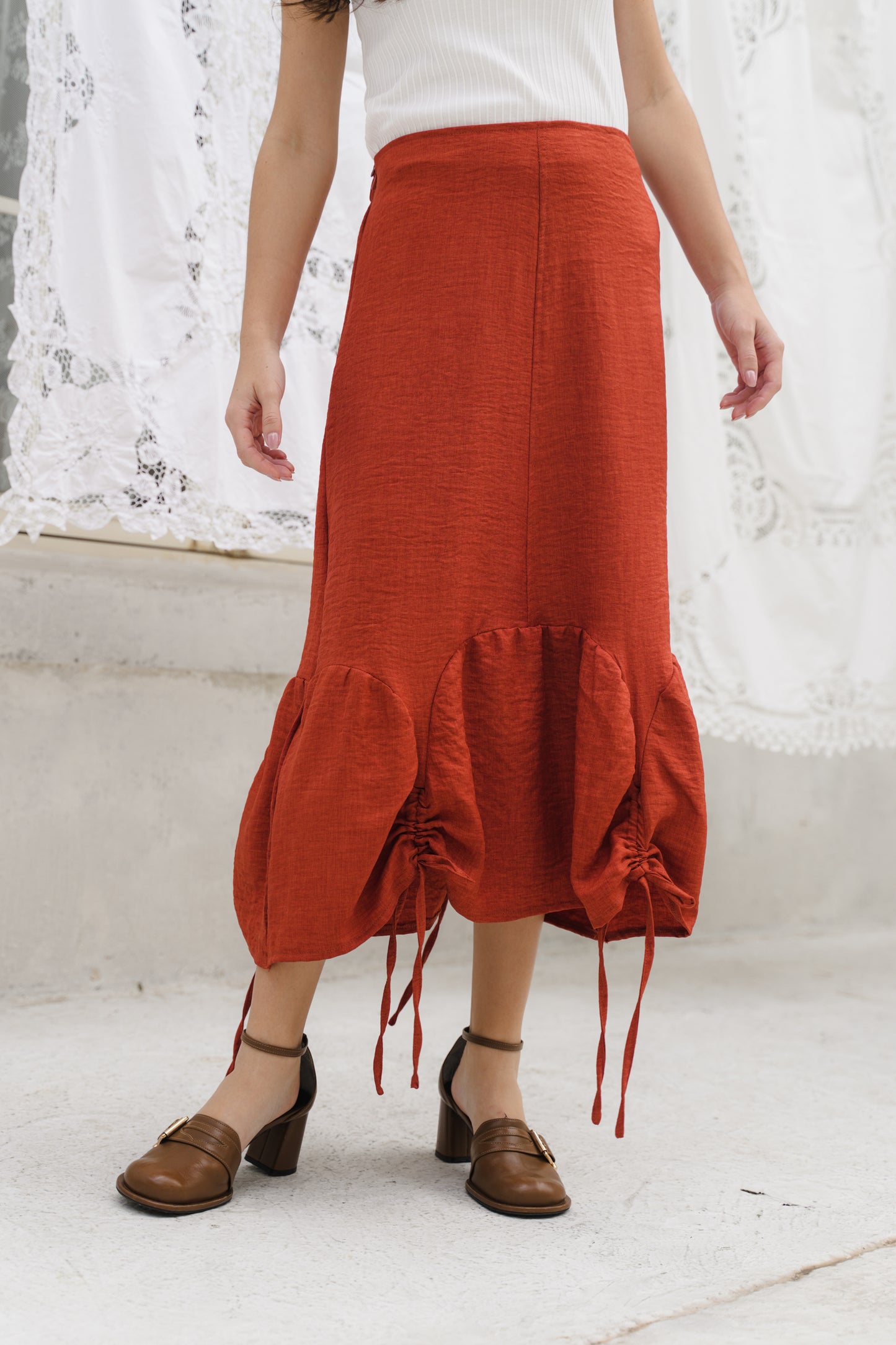 TALLULAH SKIRT IN SPICY MERRY