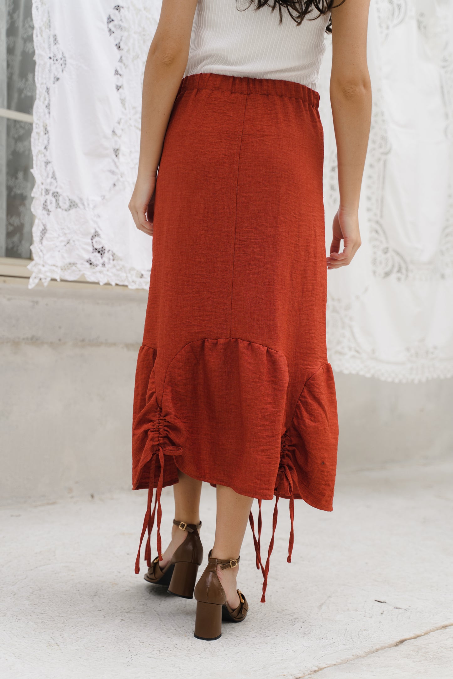 TALLULAH SKIRT IN SPICY MERRY