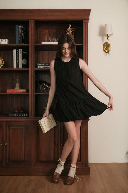 DAISY DRESS IN CAVIAR