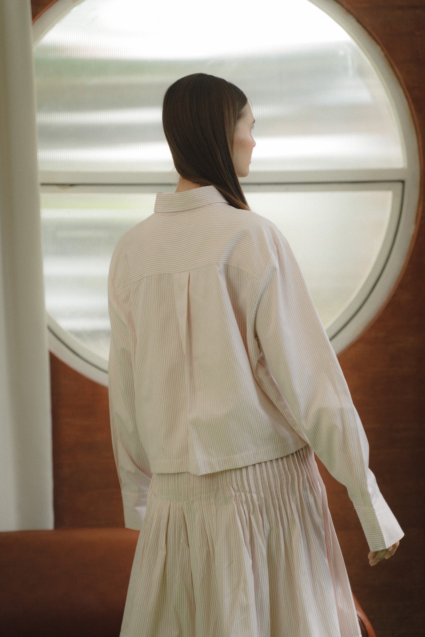 LOWRY STRIPE SHIRT IN BALLERINA