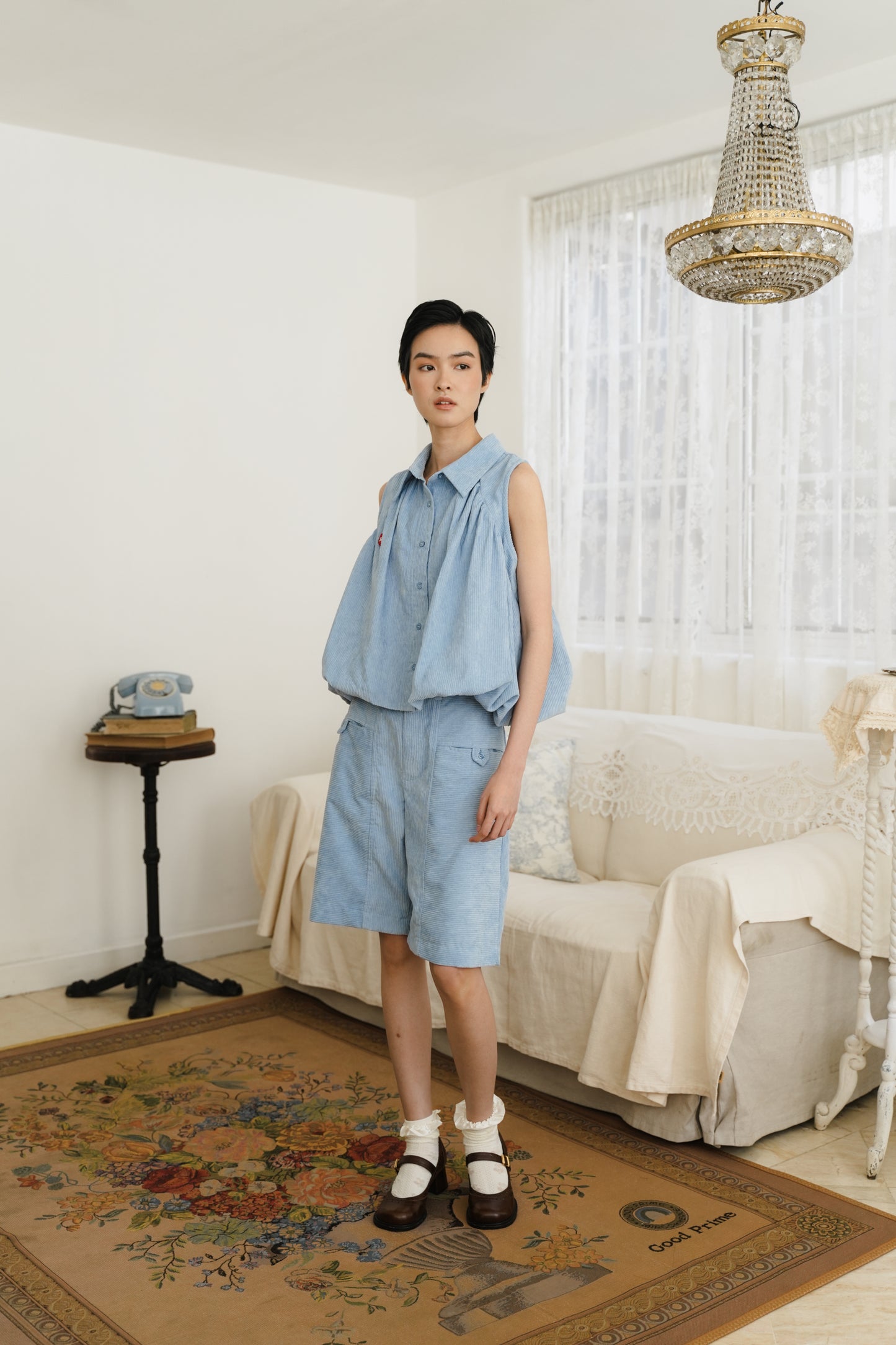 DREAM TOP IN DELICATE BLUE