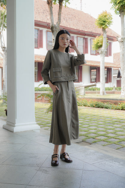 AOI SKIRT IN CABAN