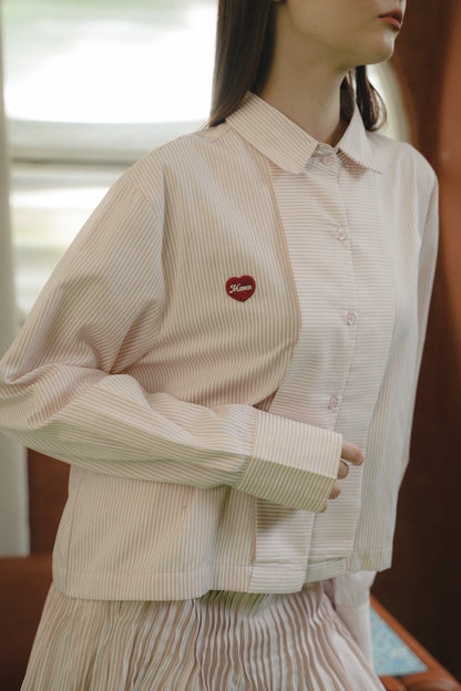 LOWRY STRIPE SHIRT IN BALLERINA