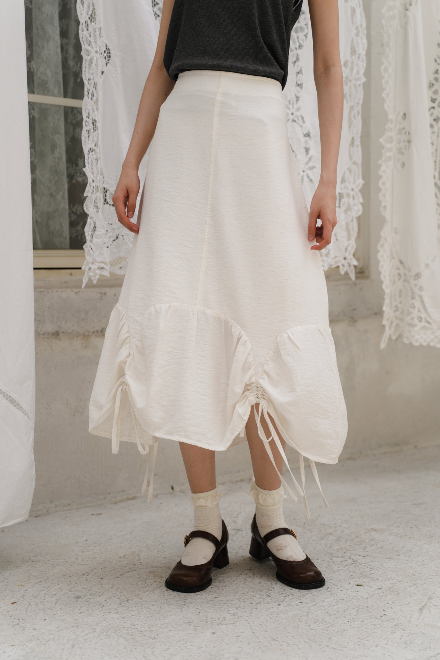 TALLULAH SKIRT IN VANILLA SKY