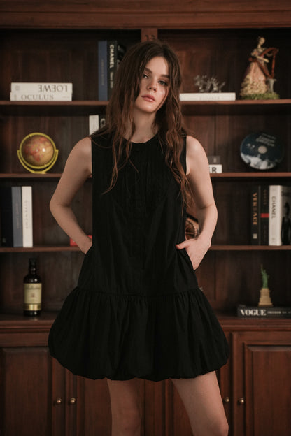 DAISY DRESS IN CAVIAR