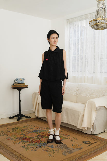 DREAM TOP IN CHARCOAL