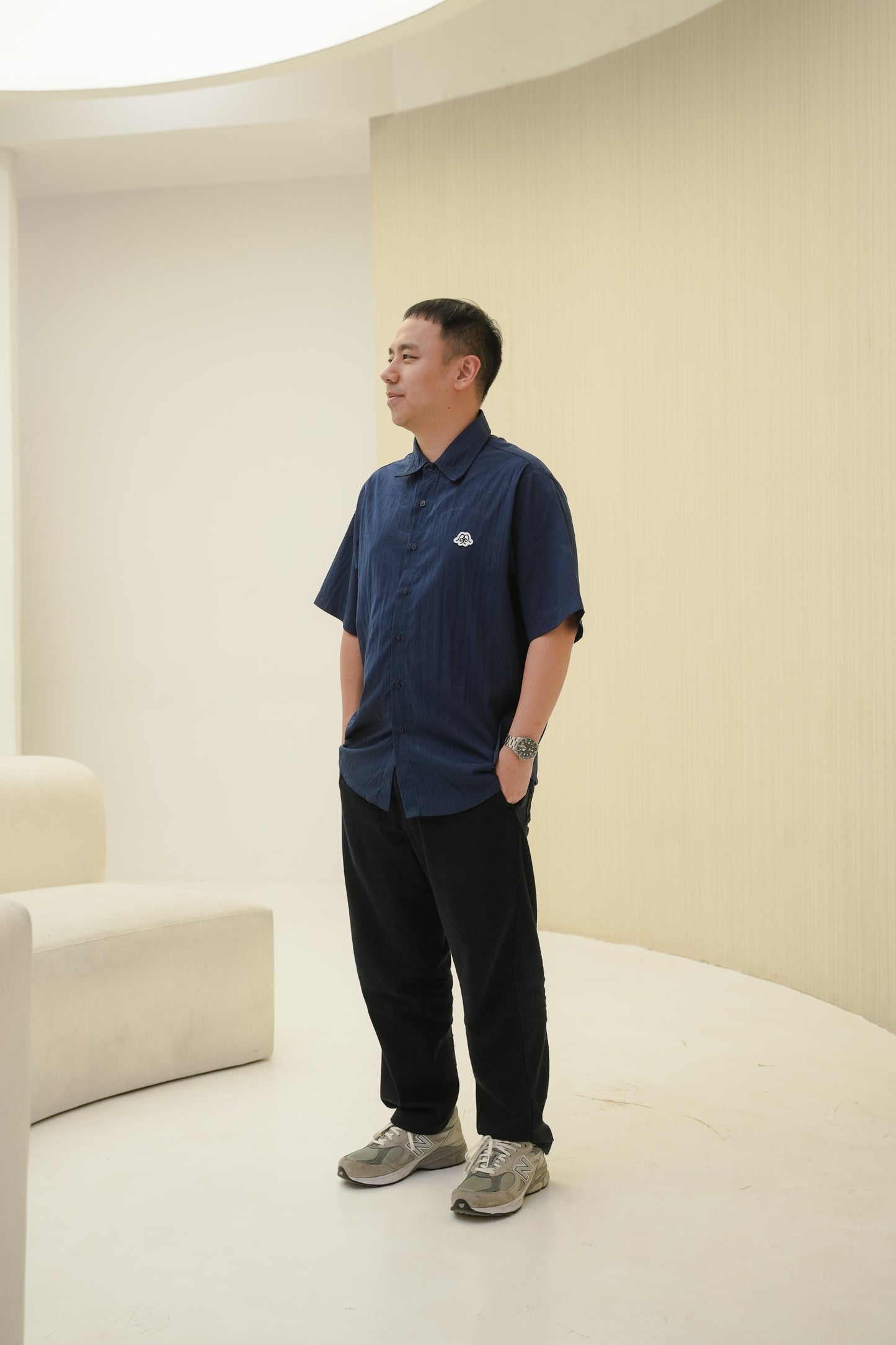 BENN SHIRT IN OBSIDIAN
